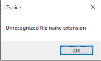 Unrecognized file type problem .